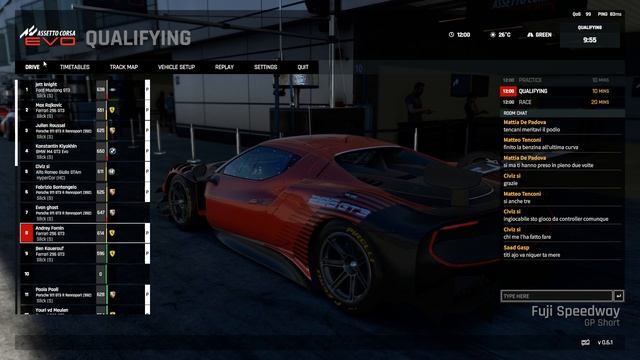 Assetto Corsa EVO(v0.6.1) Гоняю в доступный онлайн. 2026.04.16