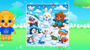 Детский познавательный мультфильм, пазлы.