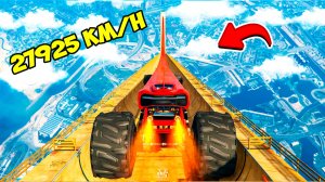 Экстремальный Спуск без Тормозов на Длинном Лимузине в Гта 5! Эксперимент в Gta 5 Online