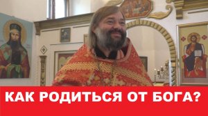 Как родиться от Бога и достичь Царствия Божия? Священник Валерий Сосковец
