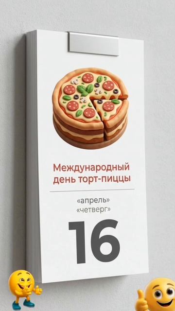 16 апреля. Праздник каждый день