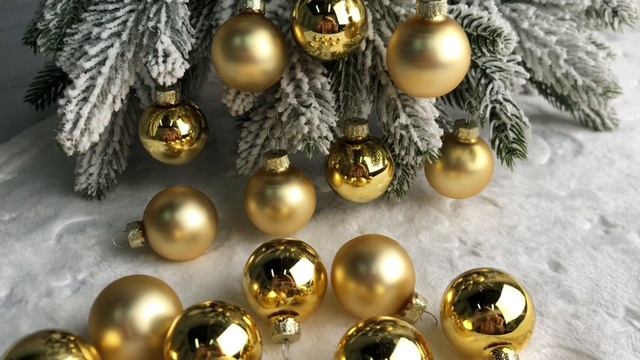 Стеклянные шары ДЕЛЮКС матовые и эмалевые цвет: янтарный 25 мм упаковка 24 шт. 010228