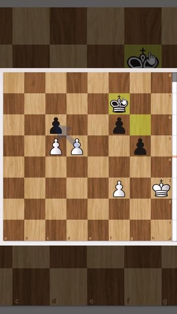 Красивый выигрыш в равном пешечном окончании не каждый найдет