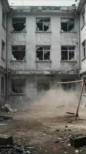 Заброшенная школа: тишина и разрушение #разрушение #заброшенныеместа #пейзажноефотография