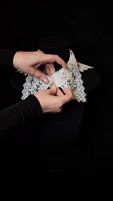 Воротник из кружева 