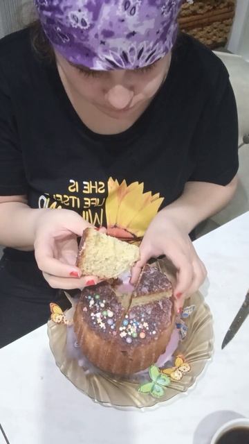 Кулич l мукбанг