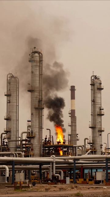 Промышленная угроза: Взрыв на нефтеперерабатывающем заводе нефть производство безопасность