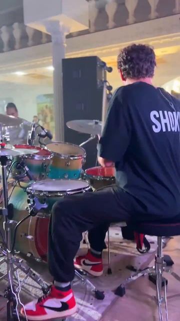 DRUM SHOW & DJ SET - COOL DRUMMER #shoorts #drummer #dj #djmix  #drums #drumcover #music #drumming