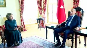 Председатель Совета Федерации В.Матвиенко с Президентом Турции Р.Т.Эрдоганом, Турция, 16 апреля 2026