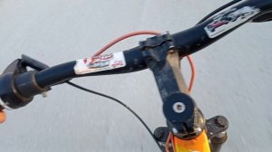 еду на велике домой