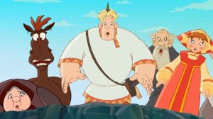 Три Богатыря - Алеша Попович и Тугарин Змей