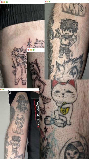 Татуировки по любимым аниме 