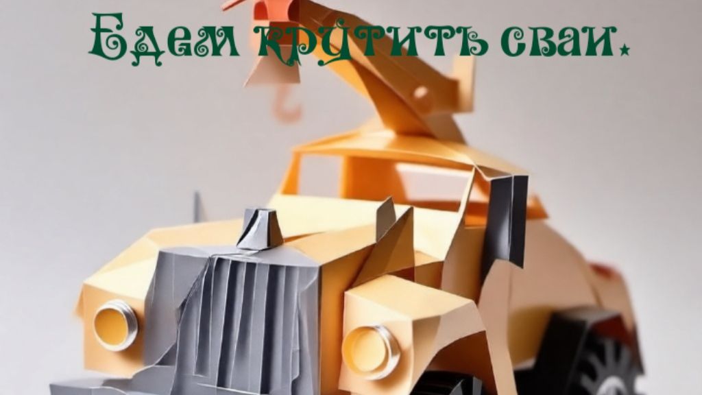 Крутим сваи автомобиле .УРАЛ