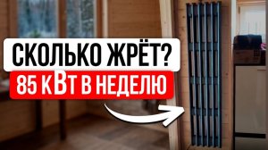 Отопление Дачи Электричеством БЕЗ Газа при (-20°C) — Сколько ВЫШЛО по деньгам?
