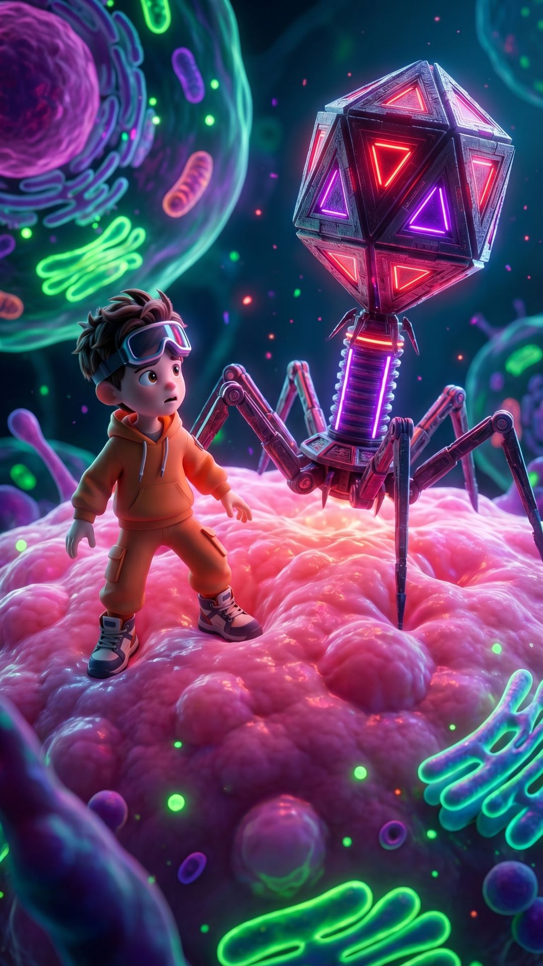  Вирусы ДАЖЕ НЕ ЖИВЫЕ! Вся правда за 60 секунд вирусы биология микромир