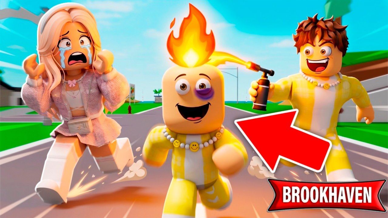 Я притворился МАЛЫШОМ и ЗАТРОЛЛИЛ свою ДЕВУШКУ в Brookhaven RP в ROBLOX?!