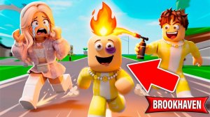 Я притворился МАЛЫШОМ и ЗАТРОЛЛИЛ свою ДЕВУШКУ в Brookhaven 🏡RP в ROBLOX?!