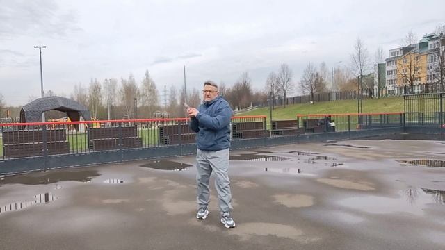 Занятия с палкой Тайцзи Бань в Митинском ландшафтном парке (2)