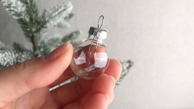 Набор стеклянных шаров прозрачный 25 мм 24 шт. 2000222