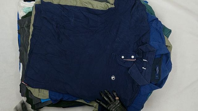 Футболки мужские поло  секонд оптом 8 пак