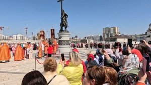 16.04.Освящение памятника князя Владимира. Анапа.