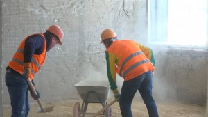 Ремонтируют корпуса строительного техникума