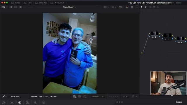 You Can Now Edit PHOTOS in DaVinci Resolve 21