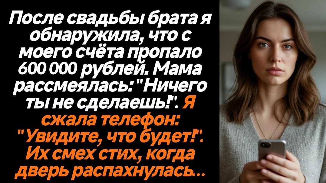 Жизненные истории/После свадьбы брата у меня украли большую сумму денег