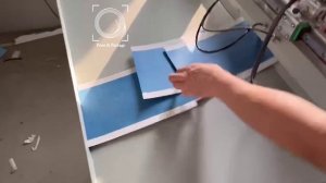Оборудование для нанесения двухстороннего скотча (отступ от края 1 мм)