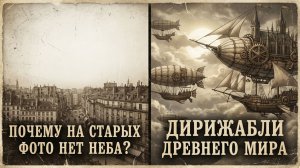 Почему на фото XIX века не видно неба? Античный стимпанк: дирижабли древнего мира