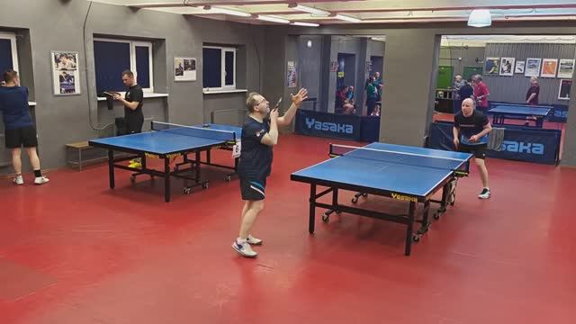 Чирков А. 754 - Садовников И. 606 14.04 настольный теннис турнир Лиги TTSPORT Санкт-Петербург