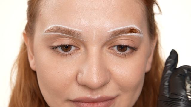 Как сделать идеальные брови хной  Подробный урок для мастеров