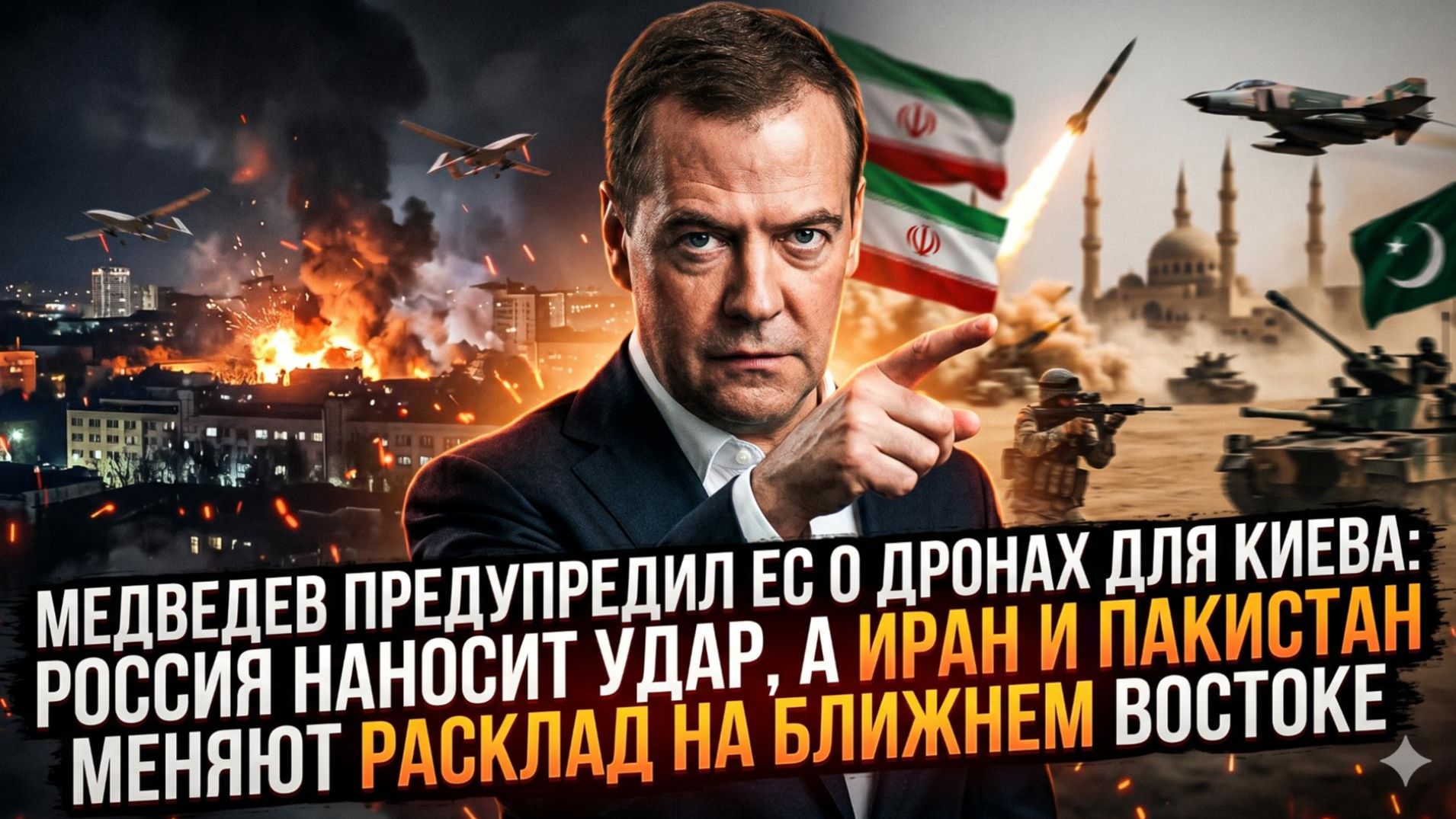 💥Меркурис | ЕС вооружает Киев дронами, Медведев грозит ЕС, Лавров и Саудовская Аравия обсуждают...