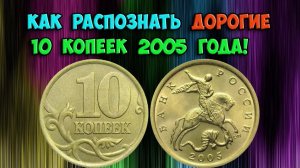 Под копытом коня вся правда Московской и Питерской монеты 10 копеек 2005 года.