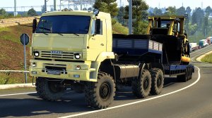 627 / ETS2 1.53 / Суровая Россия Забайкалье "R7" / КАМАЗ 65225 БАТЫР