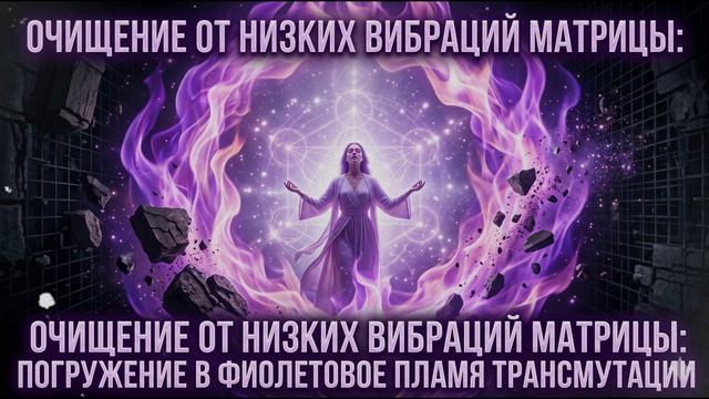 Аштар Шеран Очищение от низких вибраций матрицы: погружение в фиолетовое пламя трансмутации