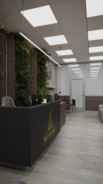 Дизайн офиса Open Space компании Мегаполис