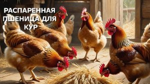 Куры-несушки Решил провести эксперимент и покормить кур распаренной пшеницей