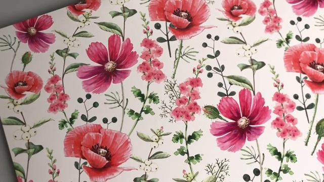 Набор плейсматов НЕЖНЫЕ МАКИ пробковый дуб дерево 40х30 см 4 шт. 2031672-2