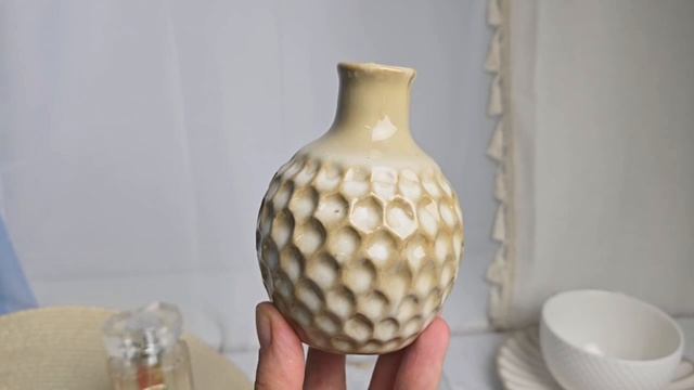 Керамическая ваза МЁД И КАРАМЕЛЬ 10 см APF476090-3