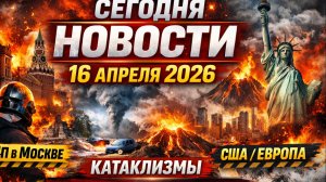 Новости Сегодня»: 16 апреля 2026 года | Выпуск новостей Россия, Москва, , Катаклизмы,