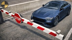 Неисправность шлагбаума в аэропорту зажимает автомобиль | BeamNG Drive