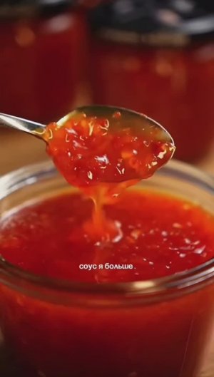 Кисло-сладкий соус чили  #соусы #заготовки