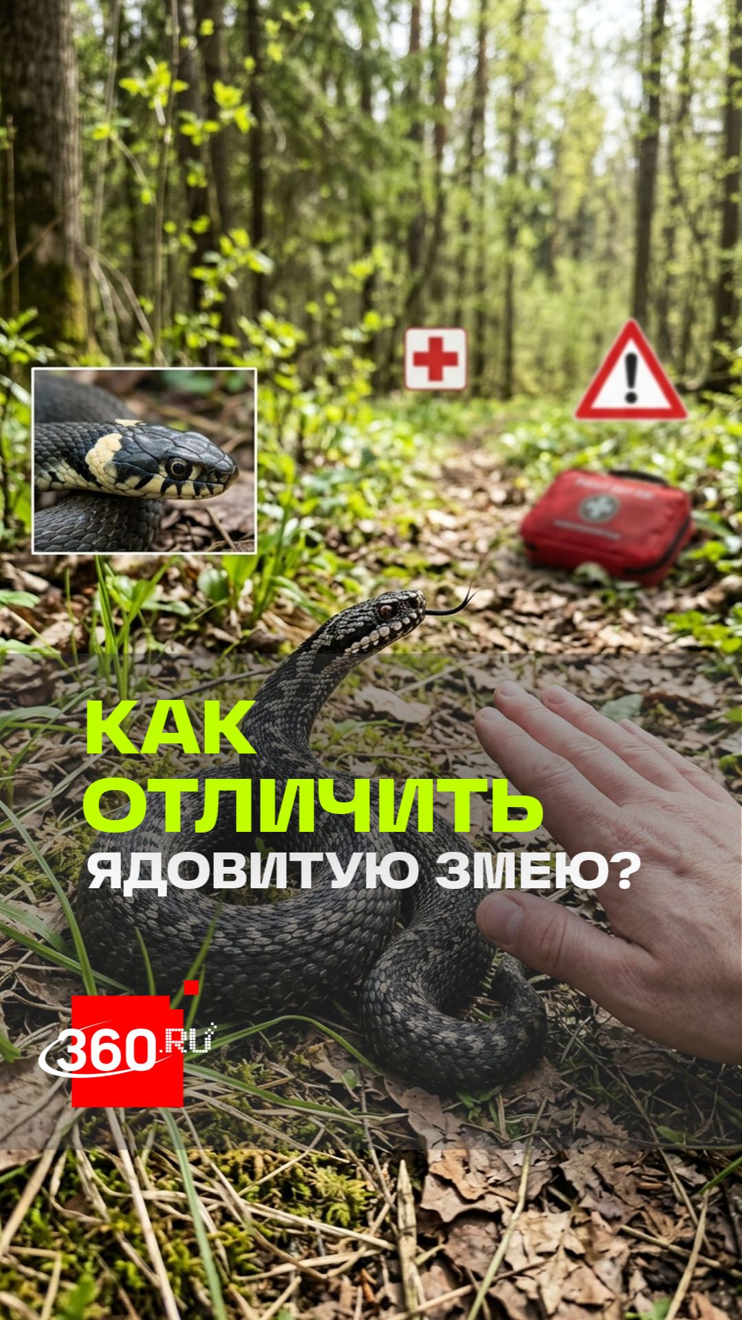 Как распознать укус гадюки и не умереть: советы биолога