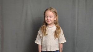 Хамлюк Мирослава, 4 года, рост 105