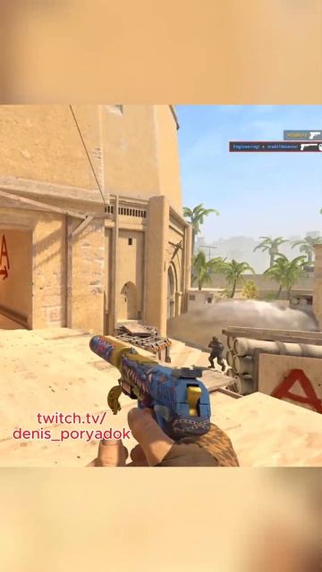 Раздал с USP на Mirage   cs2 show faceit lvl fun kill