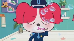 Храбрый шериф Лабрадор, идём в школу, самостоятельно, познавательный мультфильм.