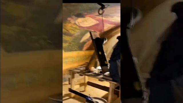 24.01.2023г.Процесс реставрации фресок.Ход реставрационных работ в Тихвинском храме Ростов Великий