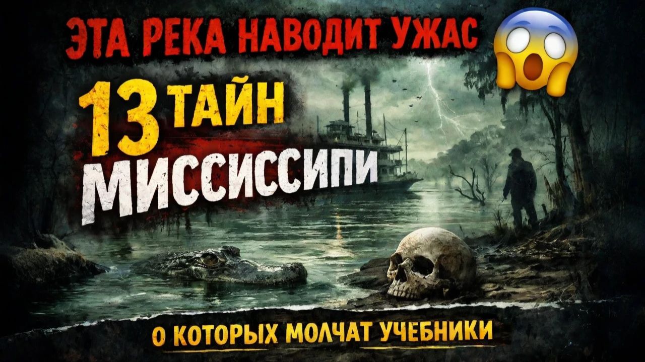 ЭТА РЕКА НАВОДИТ УЖАС  13 тайн Миссисипи о которых молчат учебники