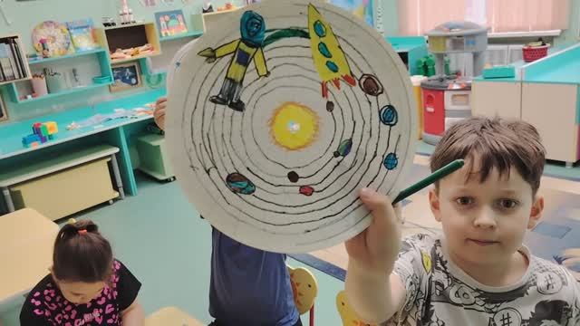 Проект в подготовительной группе “Где живут планеты? Космическое приключение”